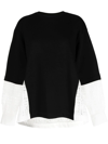 Bapy By *a Bathing Ape® Floral Cut-out Long-sleeve T-shirt In Schwarz