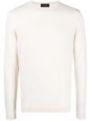 Roberto Collina Long Sleeved Wool Jumper In Nude