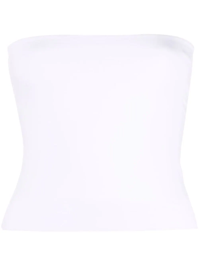 Brunello Cucinelli Bandeau-style Top In Weiss