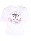 Moncler Cotton Crew-neck T-shirt In White