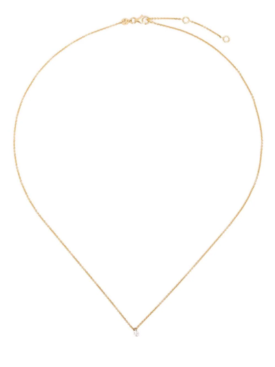 White Bird 18kt Yellow Gold Diamond Necklace