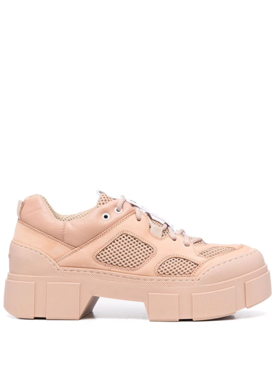 Vic Matie Vic Matiē Woman Sneakers Blush Size 6 Textile Fibers, Soft Leather In Pink
