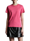 Moncler Pink Logo T-shirt Size X-small In Pink & Purple