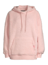 Ugg Lorya Double Face Fleece Hoodie In Lotus Blossom