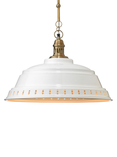Jamie Young Co. Provisions White Metal Pendant Lamp