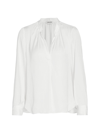 ZADIG & VOLTAIRE WOMEN'S TINK DRAPED SATIN BLOUSE