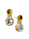Syna Women's Candy 18k Gold, Diamond & Multi-gemstone Earrings
