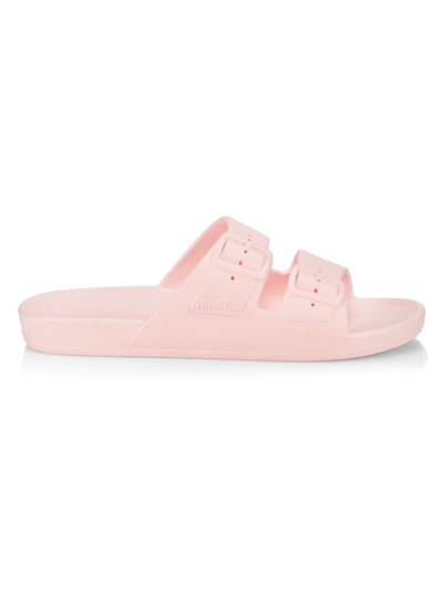 Freedom Moses Two-strap Slides In Rosa