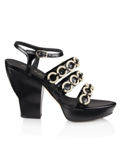3.1 Phillip Lim Women's Salma Leather Platform Sandals In Black
