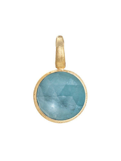 Marco Bicego Women's Jaipur Color 18k Yellow Gold & Aquamarine Small Pendant