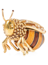Jay Strongwater Winnie 14k Yellow Goldplated & Swarovski Crystal Honey Bee Box In Natural
