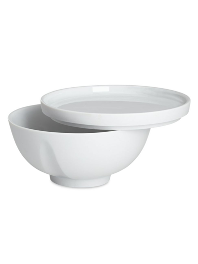 Degrenne Paris L'econome By Starck 2-piece Medium Bowl & Plate Set In White