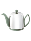 Degrenne Paris Salam Porcelain & Stainless Steel Teapot In Green