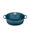 Le Creuset 5-quart Oval Covered French Oven In Marine