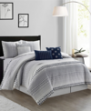 Shop Stratford Park Clarion 7-piece Comforter Set, California King In Blue