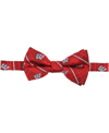 EAGLES WINGS MEN'S RED WISCONSIN BADGERS OXFORD BOW TIE