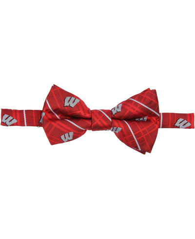 Eagles Wings Men's Red Wisconsin Badgers Oxford Bow Tie