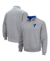 Colosseum Men's  Heathered Gray Seton Hall Pirates Tortugas Team Logo Quarter-zip Jacket In Heathered Gray