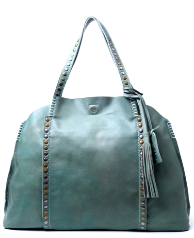 Old Trend Women's Genuine Leather Birch Tote Bag In Mint