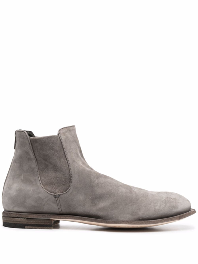 Officine Creative Zip-up Ankle Boots In Grau