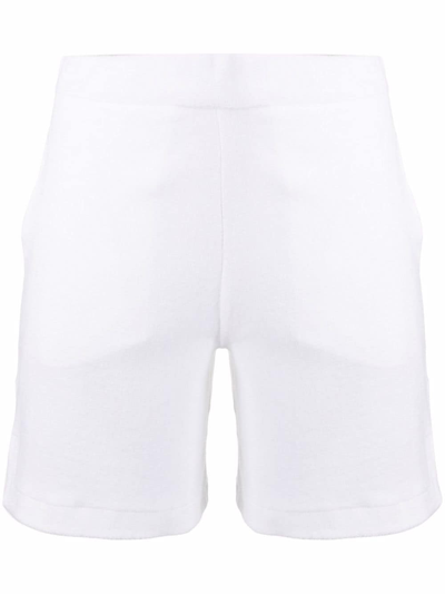 Majestic Textured-weave Shorts In Gelb