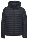SAVE THE DUCK BLACK QUILTED NYLON DOWN JACKET
