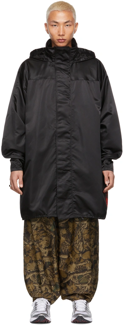 Lu'u Dan Ssense Exclusive Black Military Parka Coat