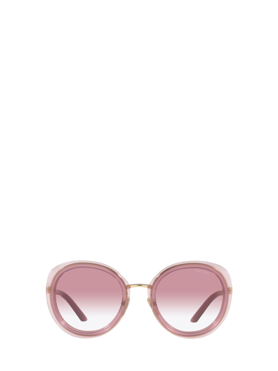 NWT Prada 54YS Opal Round 54mm Sunglasses Prada Linea Rossa - PS 54YS Sunglasses | Specs Collective main image 3