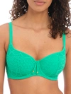 Freya Sundance Sweetheart Bikini Top In Jade