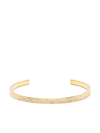 Wouters & Hendrix Textured Bangle Bracelet In Gold