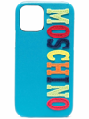 MOSCHINO LETTER-PATCH IPHONE 12/12 PRO CASE