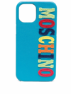 MOSCHINO LETTER-PATCH IPHONE 12 PRO MAX COVER