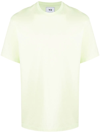 Y-3 Logo-print Cotton T-shirt In Grün