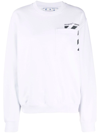 OFF-WHITE MARKER LOGO-PRINT SWEATSHIRT