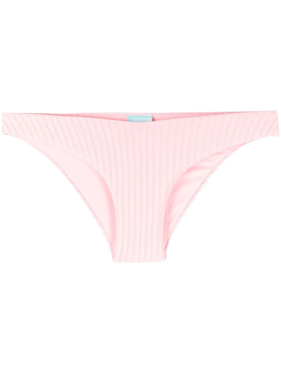 Melissa Odabash Toulouse Ribbed Swim Bottoms In Rosa