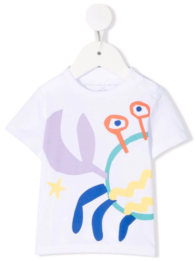 Stella Mccartney Baby Printed T-shirt In White