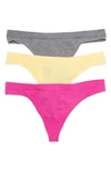 Abound Sammy Seamless Thong In Yellow Banana Multi