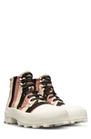 Camperlab Traktori Striped Ankle Boots In Multi - Black