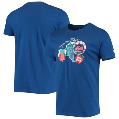 New Era Men's  Royal New York Mets City Cluster T-shirt