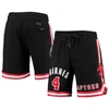 PRO STANDARD PRO STANDARD SCOTTIE BARNES BLACK TORONTO RAPTORS PLAYER REPLICA SHORTS