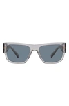 VERSACE 56MM RECTANGLE SUNGLASSES