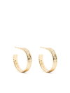 WOUTERS & HENDRIX TEXTURED SMALL HOOPS