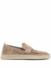 Officine Creative Herbie Round-toe Loafers In Nude