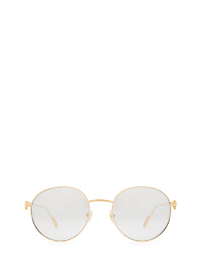 Cartier Ct0249s Gold Unisex Sunglasses | ModeSens display picture 1