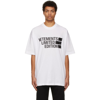 VETEMENTS WHITE 'LIMITED EDITION' LOGO T-SHIRT