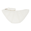 LEMAIRE WHITE LEATHER CROISSANT COIN POUCH