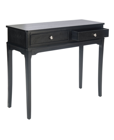 Safavieh Opal 2 Drawer Console Table In Black