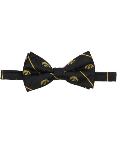 Eagles Wings Men's Black Iowa Hawkeyes Oxford Bow Tie