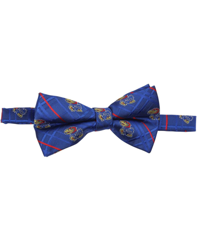 Eagles Wings Men's Blue Kansas Jayhawks Oxford Bow Tie