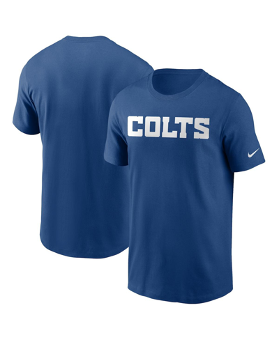 Nike Men's Royal Indianapolis Colts Wordmark Legend Performance T-shirt